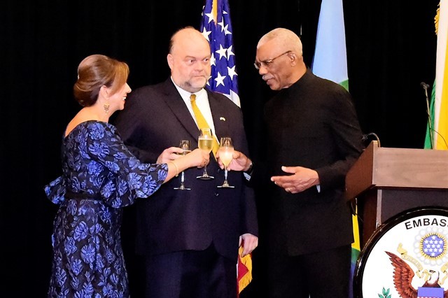 Guyana President Granger reaffirms strong ties with USA