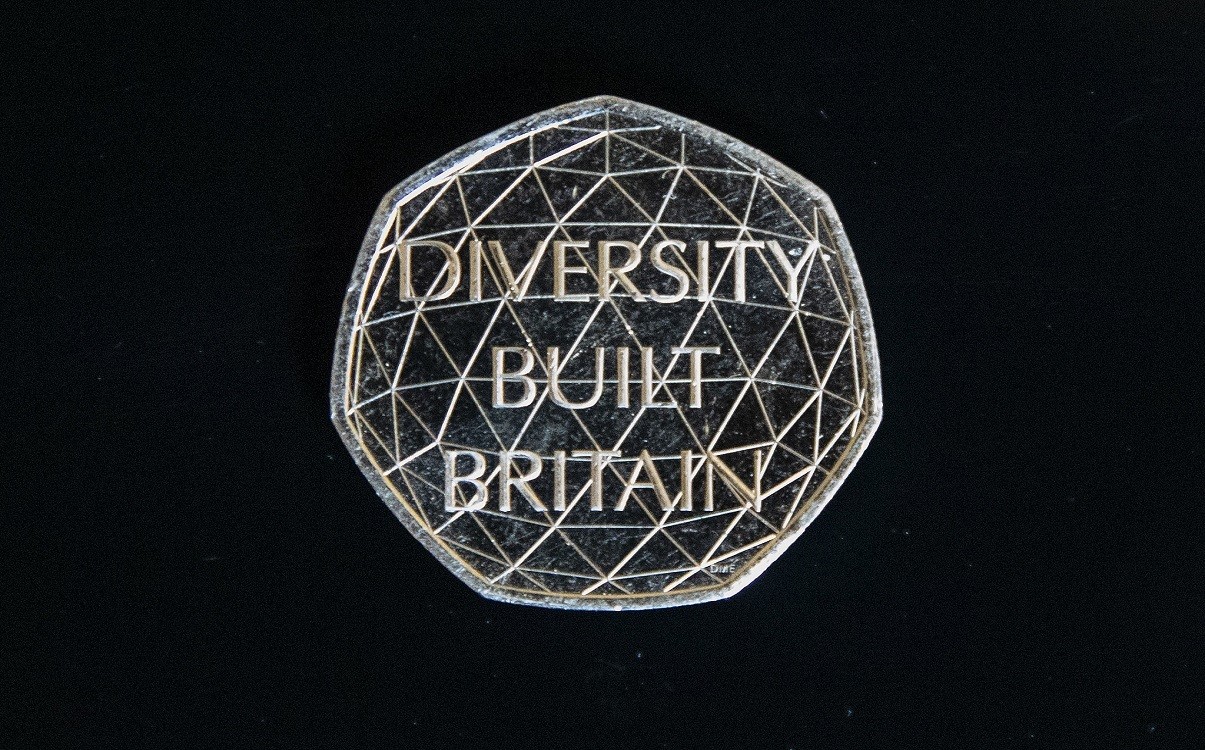 UK Unveils New 50P Coin 'Diversity Built Britain' 