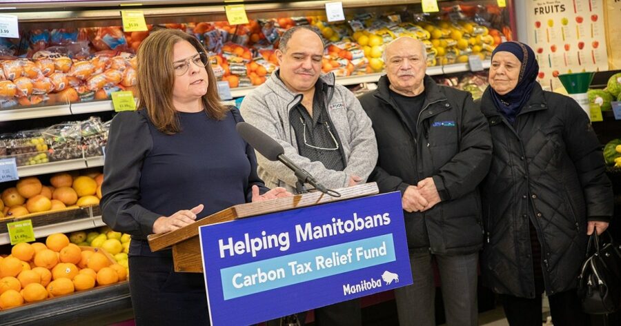 Carbon Tax Rebate Cheque Go To Manitobans At The End Of The Month